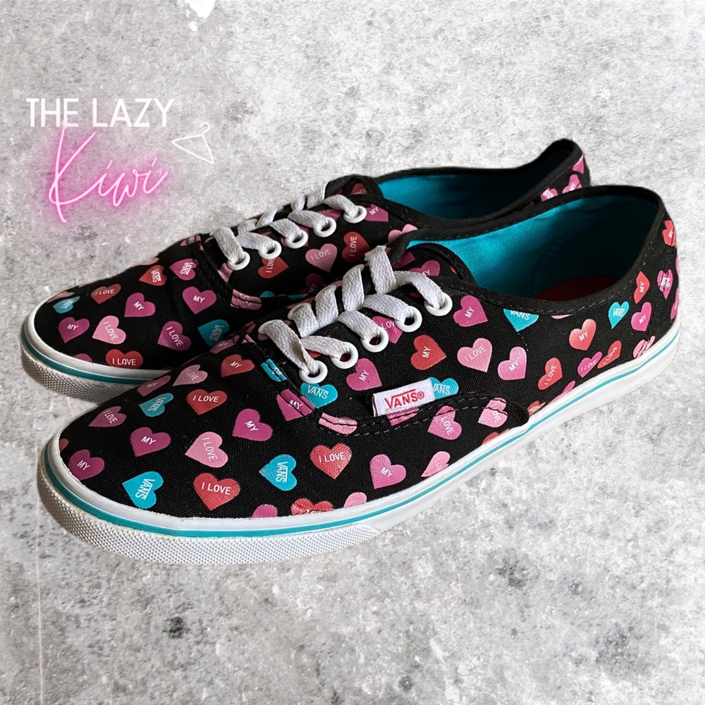 VANS Heart Sneakers Sz 10